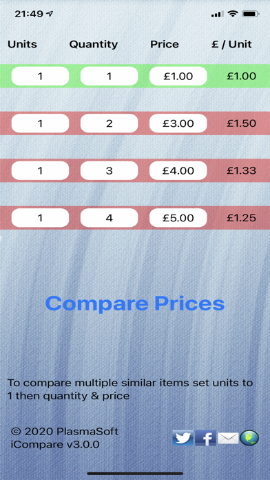 iCompare Prices screenshot 2