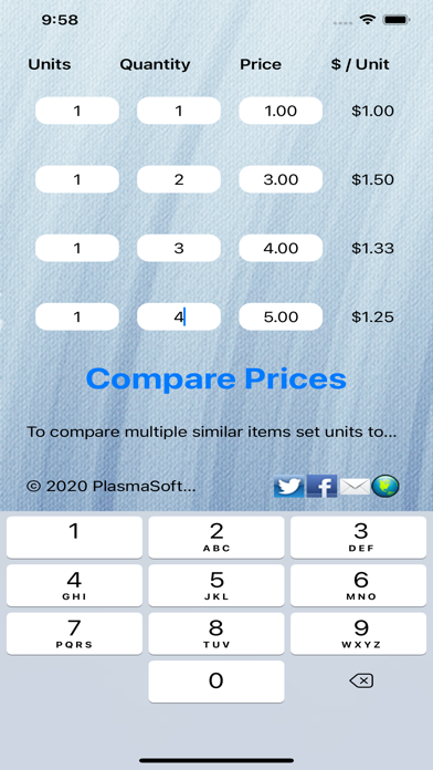 iCompare Prices screenshot 1
