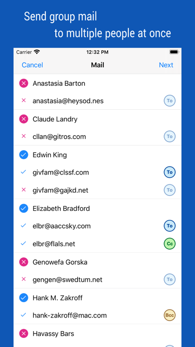 iContacts: Contact Group Tool screenshot 3