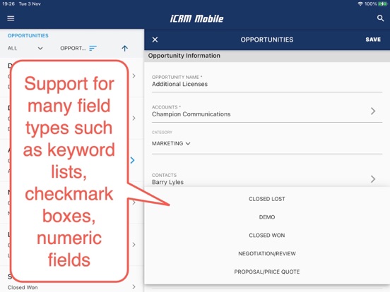 iCRM Mobile screenshot 3
