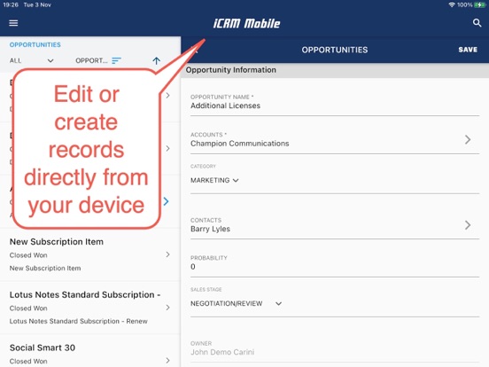 iCRM Mobile screenshot 4