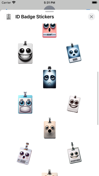 ID Badge Stickers screenshot 5