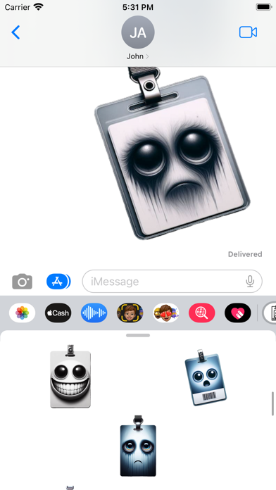 ID Badge Stickers screenshot 2