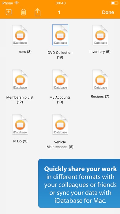 iDatabase screenshot 1