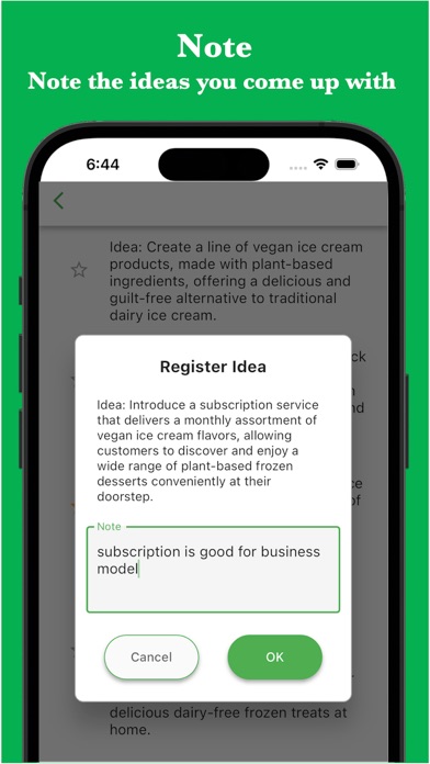 Idea AI - Blend keywords screenshot 2
