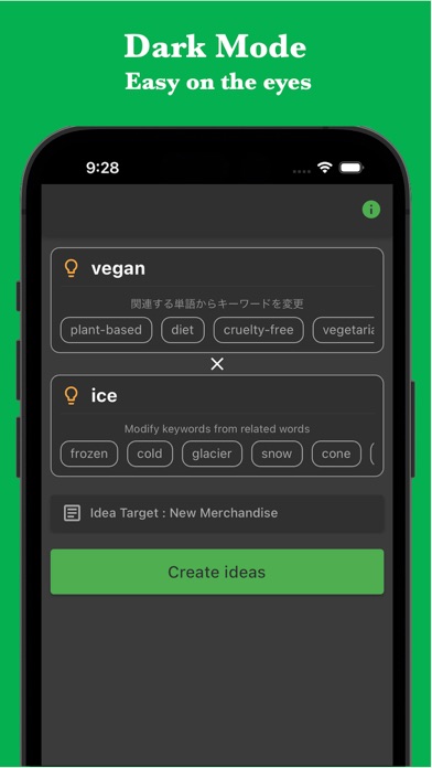 Idea AI - Blend keywords screenshot 1