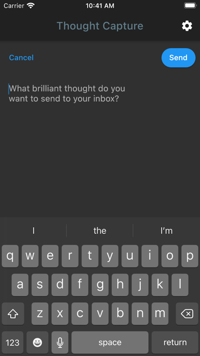 Idea Capture - Email Yourself screenshot 2