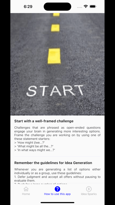 Idea Sparks screenshot 2