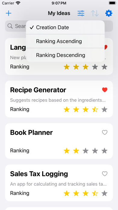 Idea Tracker & Planner IdeaHub screenshot 1