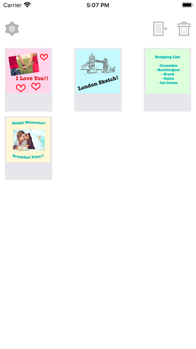 Ideas - create notes screenshot 2