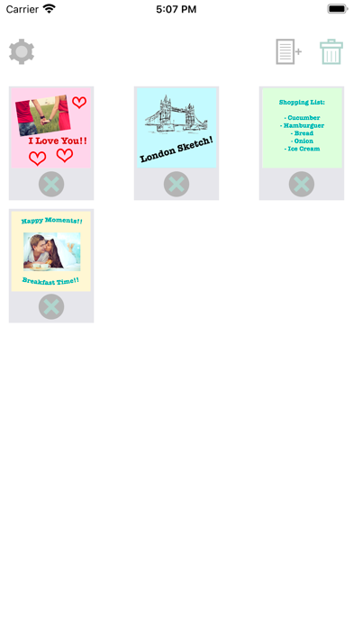 Ideas - create notes screenshot 1