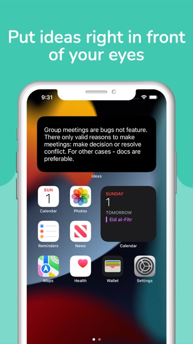 Ideas Widget screenshot 5