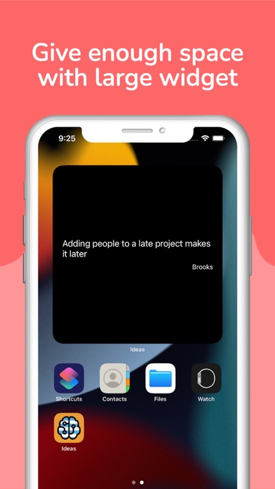 Ideas Widget screenshot 2