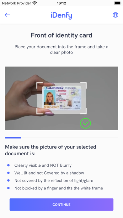 iDenfy Identity Verification screenshot 3