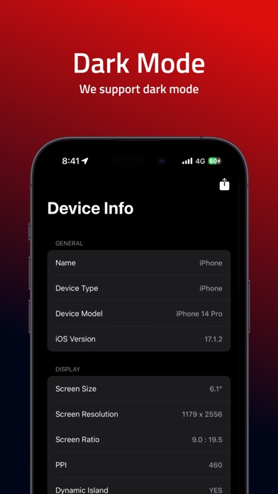 iDevice Info App screenshot 1