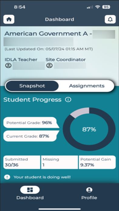 IDLA Parent App screenshot 3