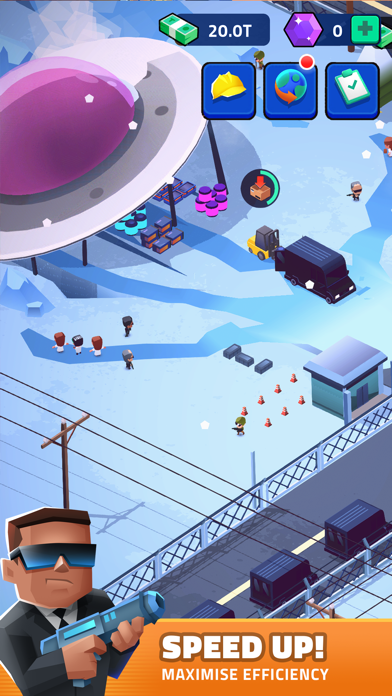 Idle Area 51 screenshot 4