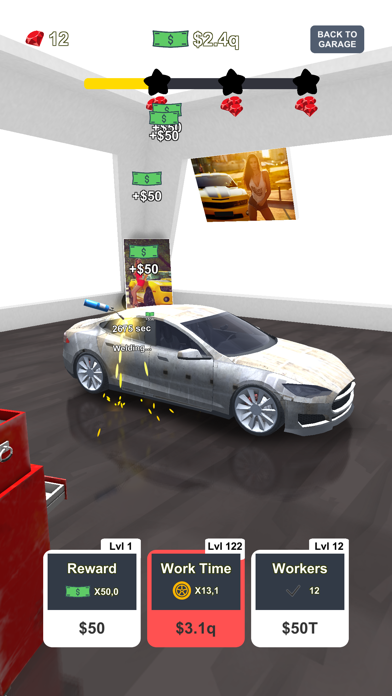 Idle Car Tuning: car simulator screenshot 1