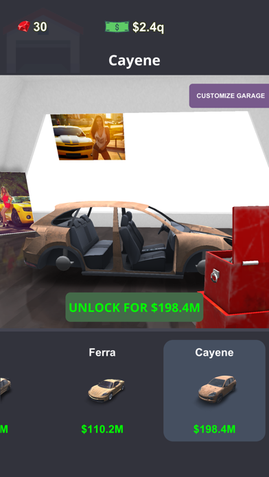 Idle Car Tuning: car simulator screenshot 2