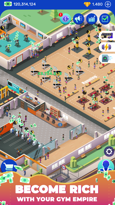 Idle Fitness Gym Tycoon - Game screenshot 4