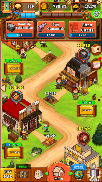 Idle Frontier: Western Tapper screenshot 1