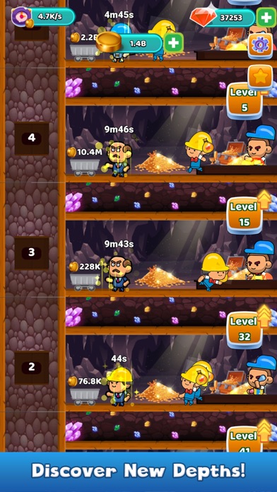 Idle Gold Miner: Tycoon Game screenshot 2