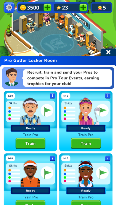 Idle Golf Club Manager Tycoon screenshot 1