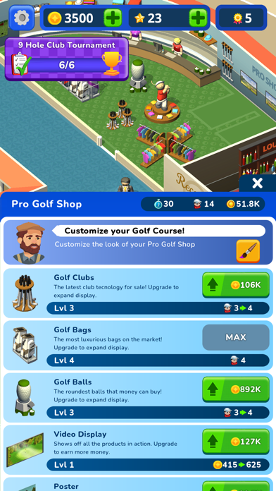 Idle Golf Club Manager Tycoon screenshot 2
