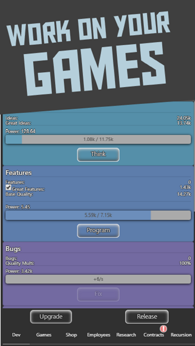 Idle Idle GameDev screenshot 5