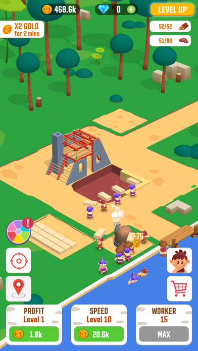 Idle Jungle: Survival Builder screenshot 4