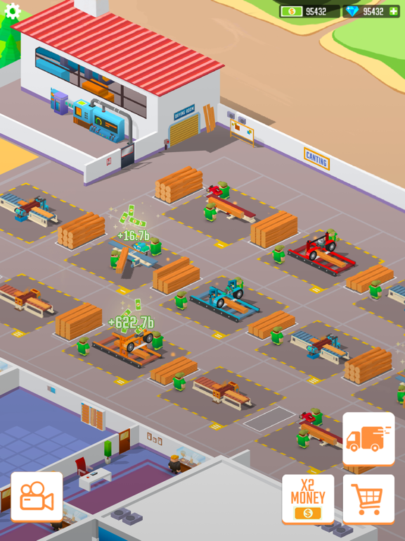 Idle Lumber Empire - Wood Game screenshot 2