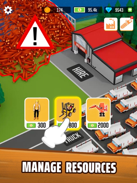 Idle Lumber Empire - Wood Game screenshot 9