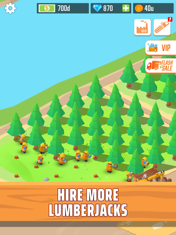 Idle Lumber Empire - Wood Game screenshot 4