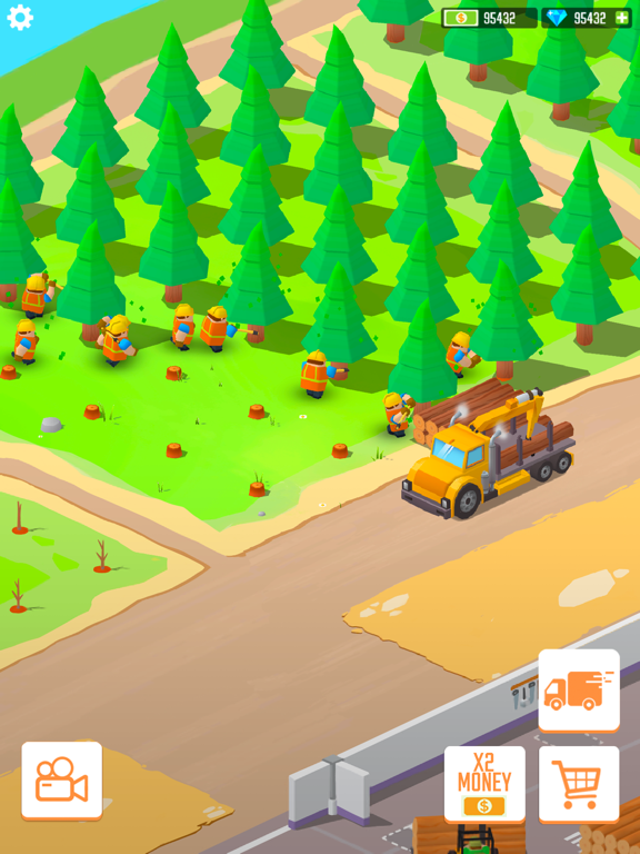 Idle Lumber Empire - Wood Game screenshot 1