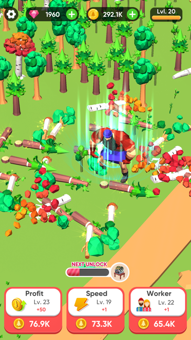 Idle Lumber Mill - Wood Game screenshot 4