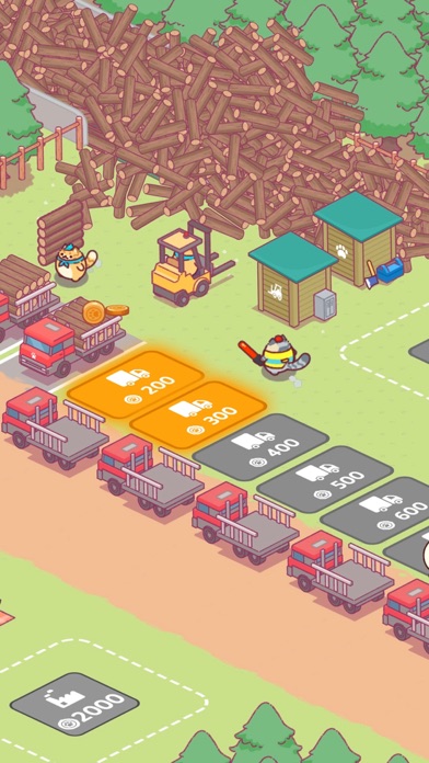 Idle Lumbercat - Wood Games screenshot 4