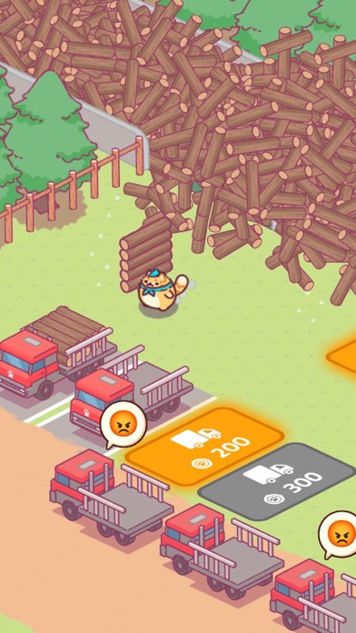 Idle Lumbercat - Wood Games screenshot 5