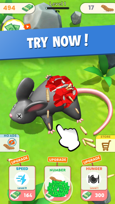 Idle Maggots - Simulator Game screenshot 1