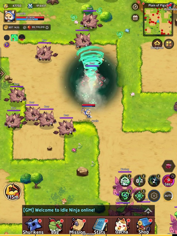 Idle Ninja Online screenshot 4