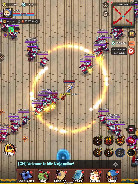 Idle Ninja Online screenshot 1