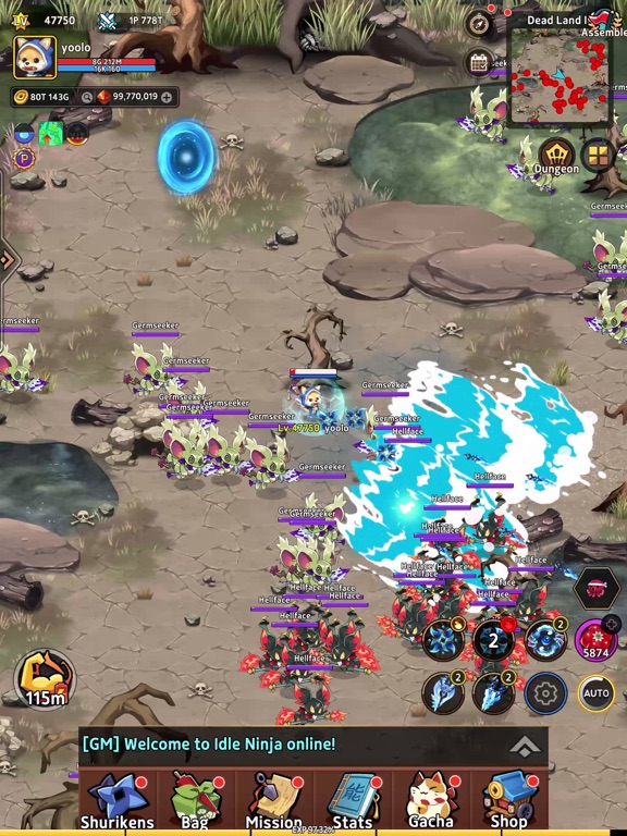 Idle Ninja Online screenshot 3