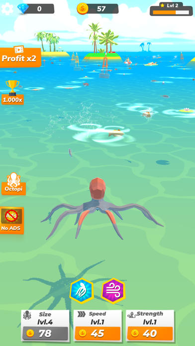 Idle Octopus: Mega Tycoon Game screenshot 2