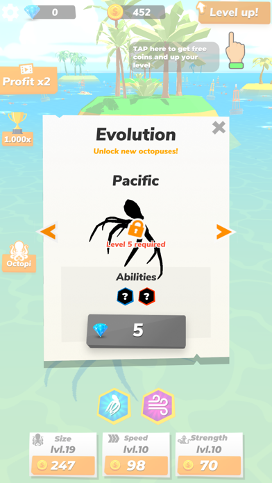 Idle Octopus: Mega Tycoon Game screenshot 3