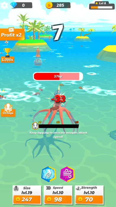 Idle Octopus: Mega Tycoon Game screenshot 4