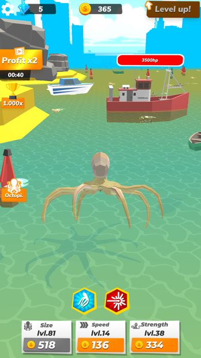 Idle Octopus: Mega Tycoon Game screenshot 1