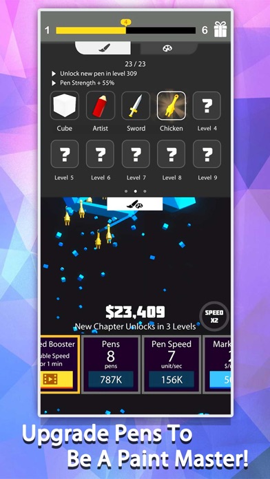 Idle Painter 3D-Low Poly&Tap screenshot 3