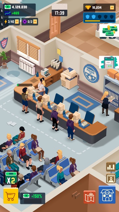 Idle Police Tycoon - Cops Game screenshot 2