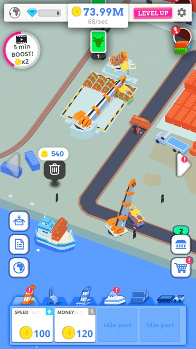 Idle Port - Sea game screenshot 4