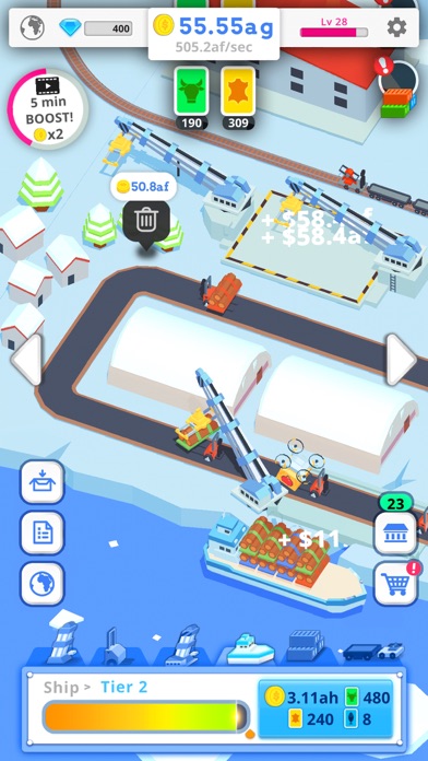 Idle Port - Sea game screenshot 1