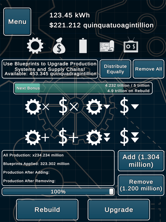 Idle Power - Electric Growth screenshot 1